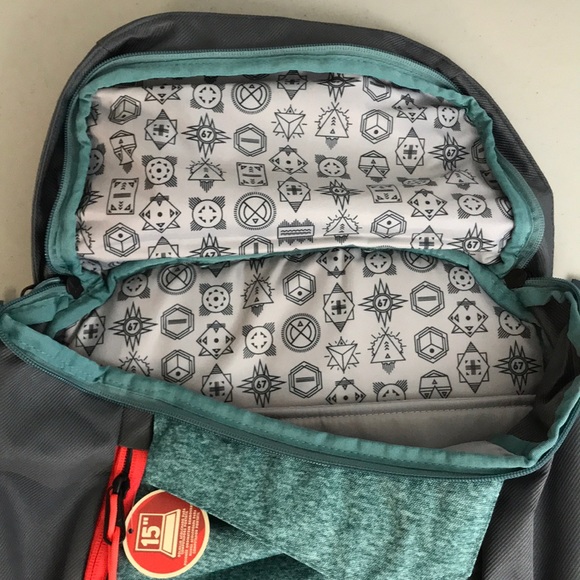 NWT JanSport Watchtower Teal Green Laptop Backpack - Picture 3 of 7